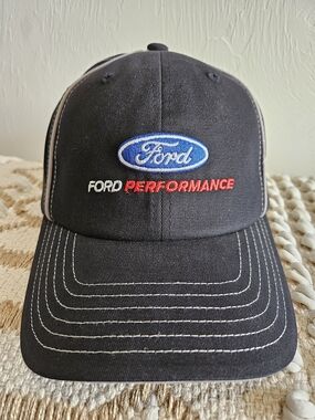 NEW! Ford Performance Black Baseball Cap Hat Men's Unisex One Size Adjustable
